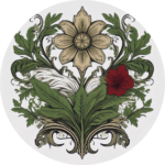 Decorative herbal insignia for Michele Lino Bodoira